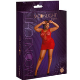 MOONLIGHT - VESTIDO MODELO 8 ROJO TALLA GRANDE